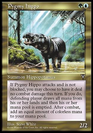 Pygmy Hippo (Visions) Trading Card