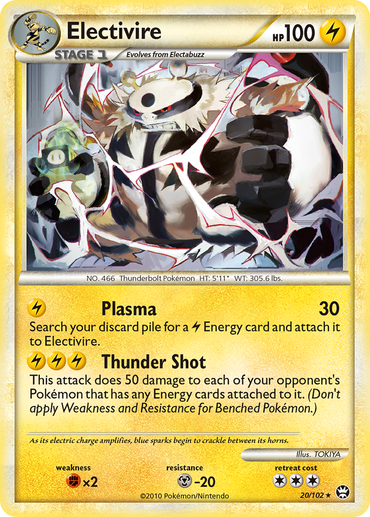 Electivire (20/102) - HS—Triumphant Pokémon Card