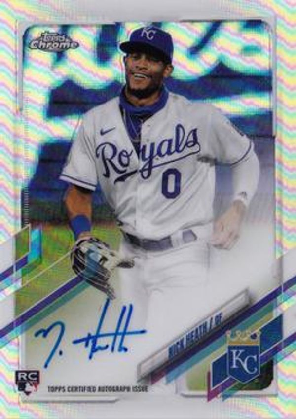 Nick Heath 2021 Topps Chrome - Rookie Autographs Baseball #RA-NH