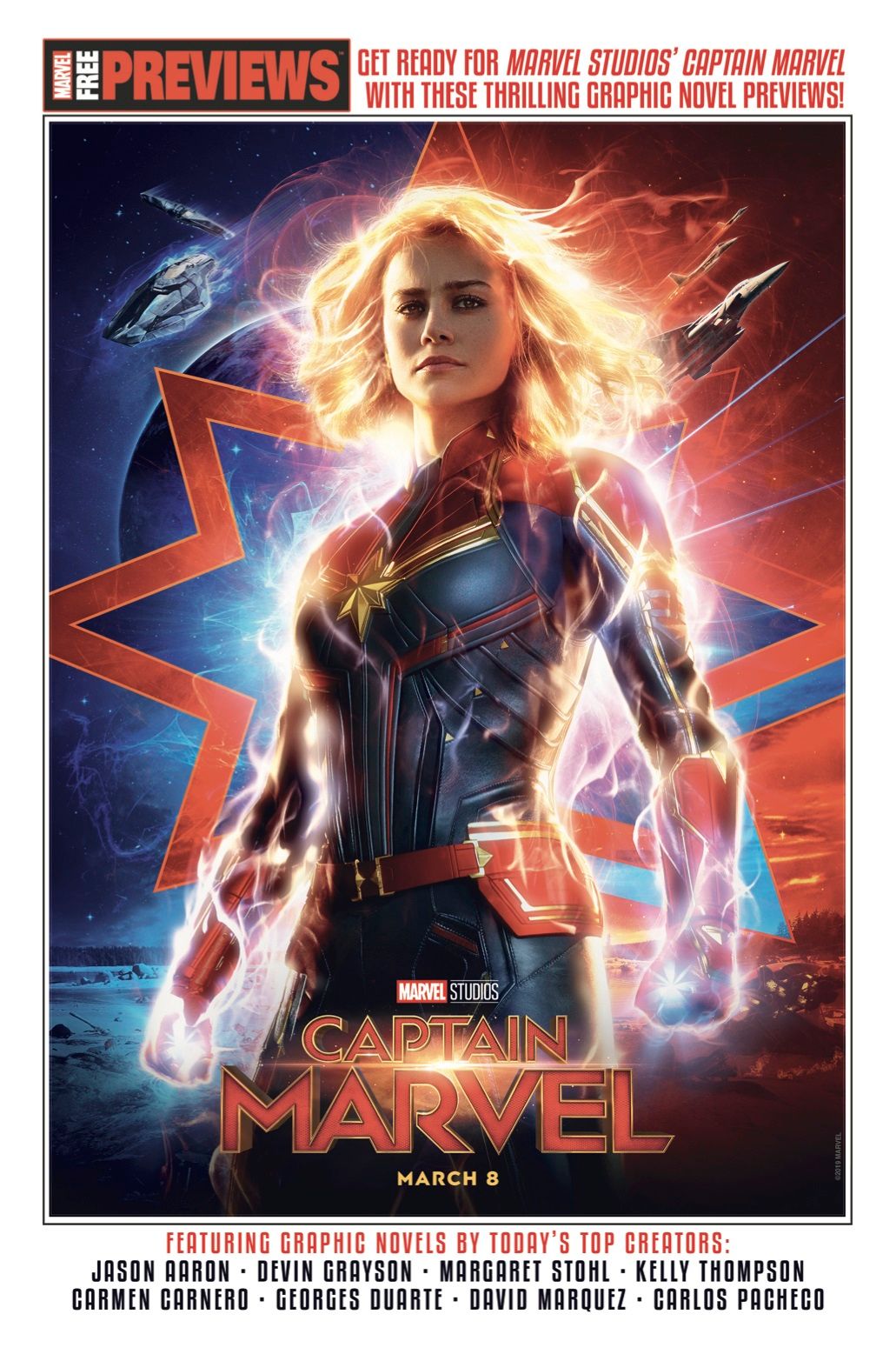 Captain Marvel Start Here Sampler 2019 #nn Comic