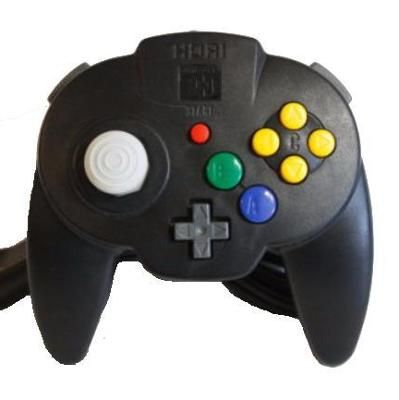 Nintendo 64 Hori Controller [Black] Video Game