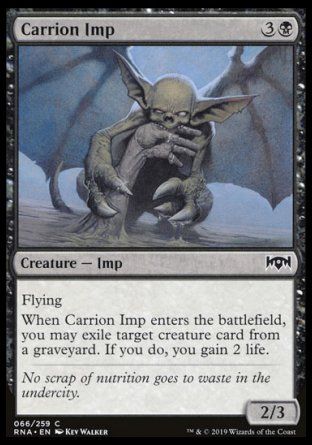 Carrion Imp (Ravnica Allegiance) Trading Card