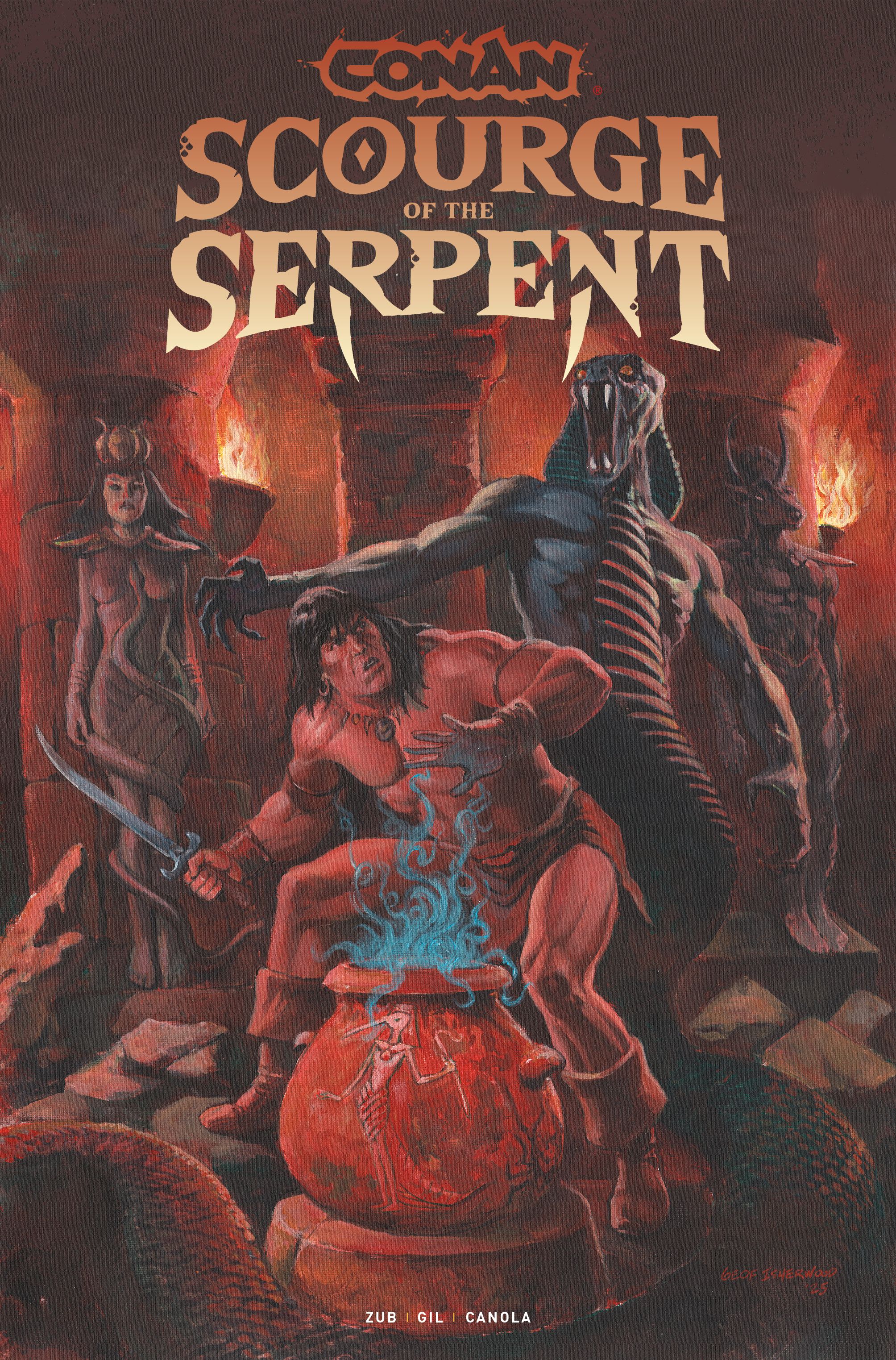 Conan: Scourge of the Serpent #1 (Cvr C Geof Isherwood Variant) Comic