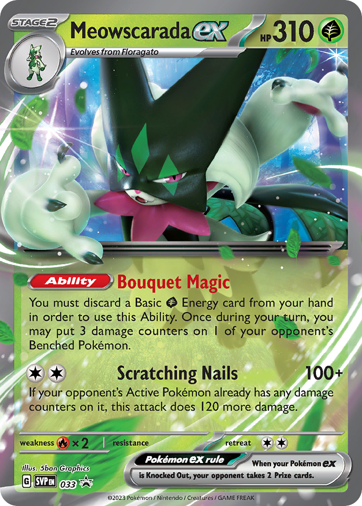 Floragato Pokémon Card