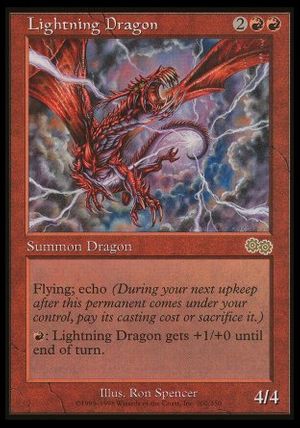 Lightning Dragon (Urza's Saga)