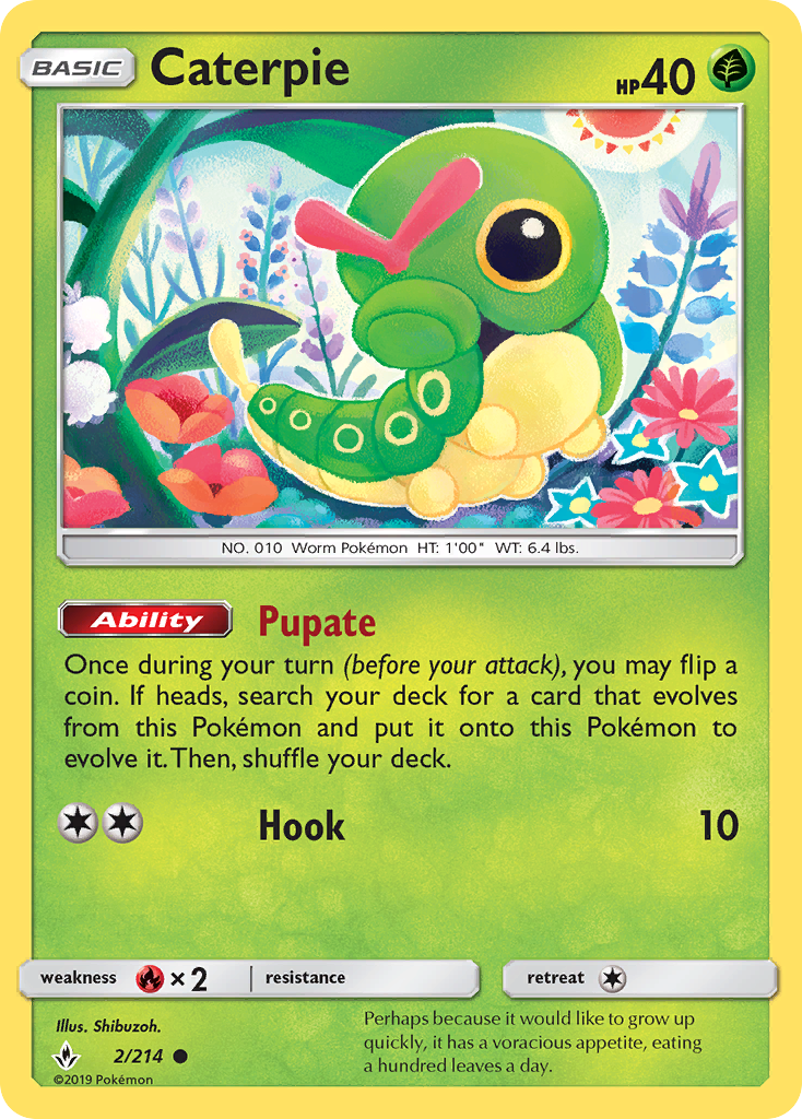 Caterpie (2/214) - Unbroken Bonds Pokémon Card