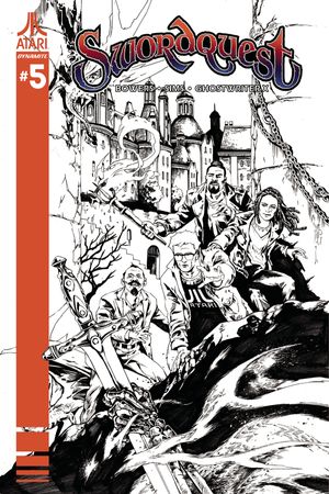 Swordquest #5 (Cover D 10 Copy Lau B&w Cover)