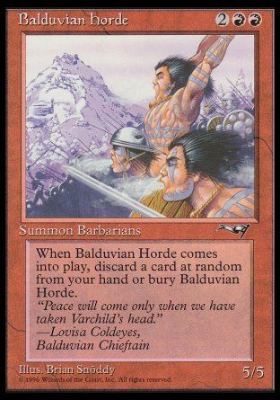 Balduvian Horde (Alliances) Trading Card