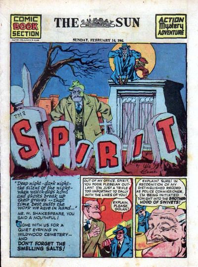 Spirit Section #2/14/1943 Comic