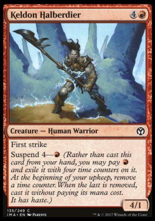 Keldon Halberdier (Iconic Masters) Trading Card