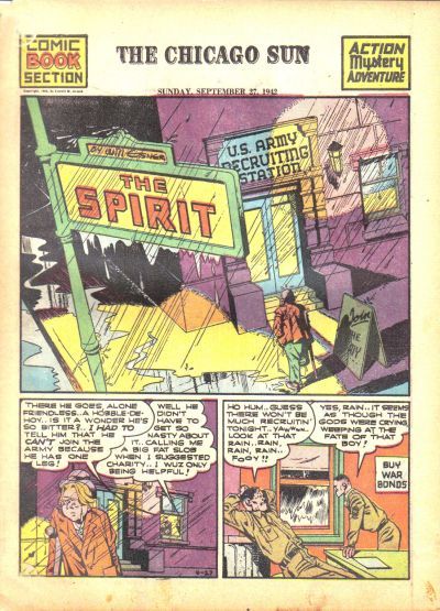 Spirit Section #9/27/1942 Comic