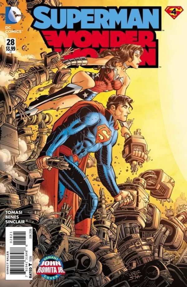 Superman Wonder Woman #28 (Romita Variant Cover)