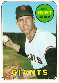 Ron Hunt 1969 Topps #664 Sports Card