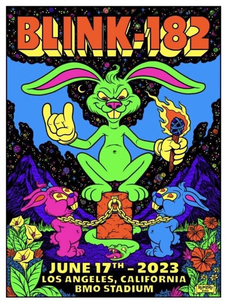 Blink 182 BMO Stadium 2023