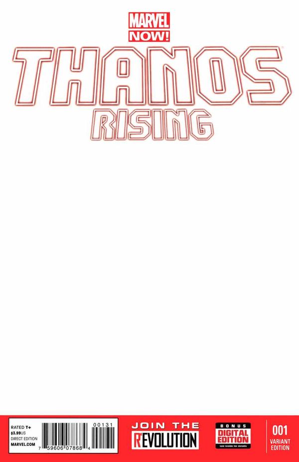 Thanos Rising #1 (Blank Sketch Variant)