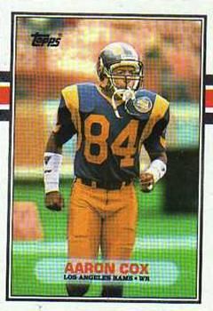 Aaron Cox 1989 Topps #136 Sports Card