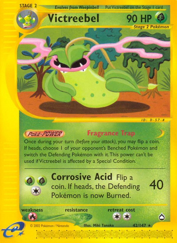 Victreebel (42/147) - Aquapolis Pokémon Card