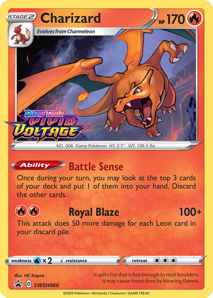 Charizard (SWSH066) - SWSH Black Star Promos Pokémon Card