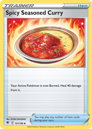 Spicy Seasoned Curry (Trainer: Item) (151/189) - Astral Radiance (Reverse Holo)