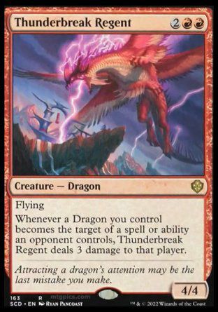Thunderbreak Regent (Starter Commander Decks) Trading Card