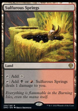 Sulfurous Springs (Dominaria United) Trading Card