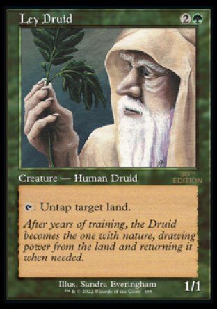 Ley Druid (Magic 30th Anniversary Edition - Old Frame) Trading Card