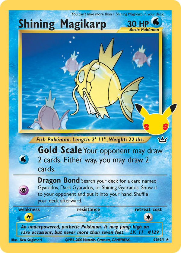 Shining Magikarp (66/25) - Celebrations: Classic Collection