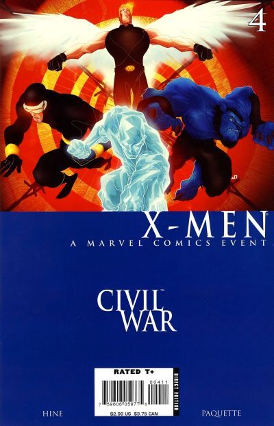 Civil War: X-Men #4 Comic