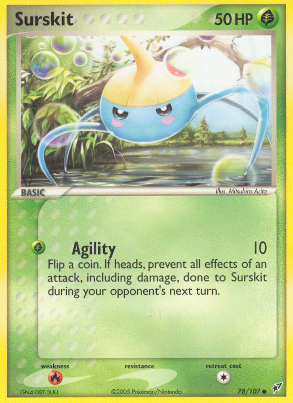 Surskit (78/107) - Deoxys Pokémon Card