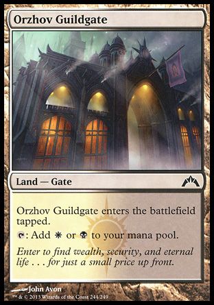 Orzhov Guildgate (Gatecrash) Trading Card