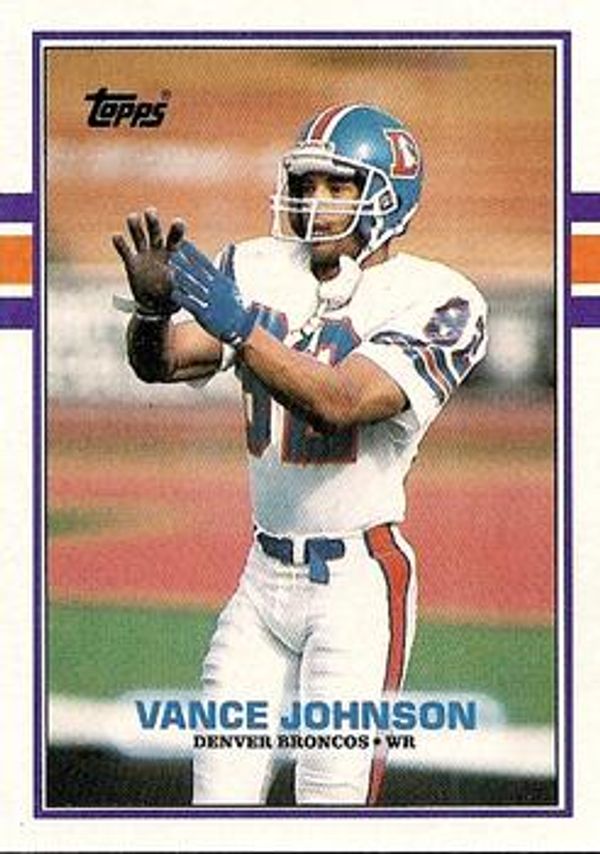 Vance Johnson 1989 Topps #245