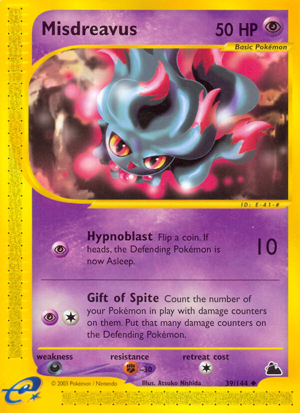 Misdreavus (39/144) - Skyridge Pokémon Card