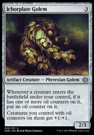 Ichorplate Golem (Phyrexia: All Will Be One) Trading Card