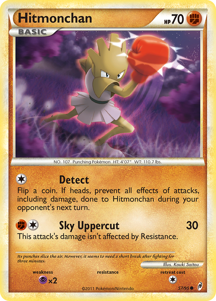 Hitmonchan (57/95) - Call of Legends Pokémon Card