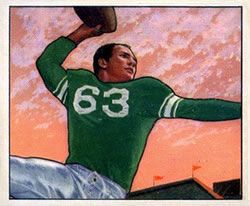 Y. A. Tittle 1950 Bowman #5 Sports Card