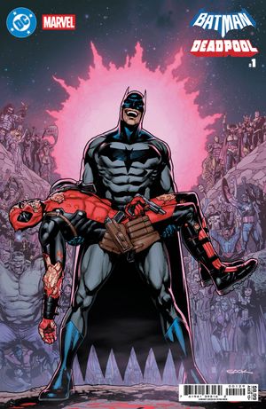 DC / Marvel: Batman / Deadpool #1 (Cvr R Ryan Sook Crisis On Infinite Earths 7 Homage Card Stock Variant)