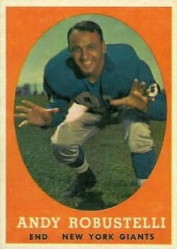 Andy Robustelli 1958 Topps #15 Sports Card