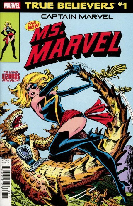 True Believers: Captain Marvel - New Ms. Marvel #1 Comic