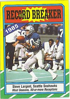 Steve Largent 1986 Topps #4 Sports Card