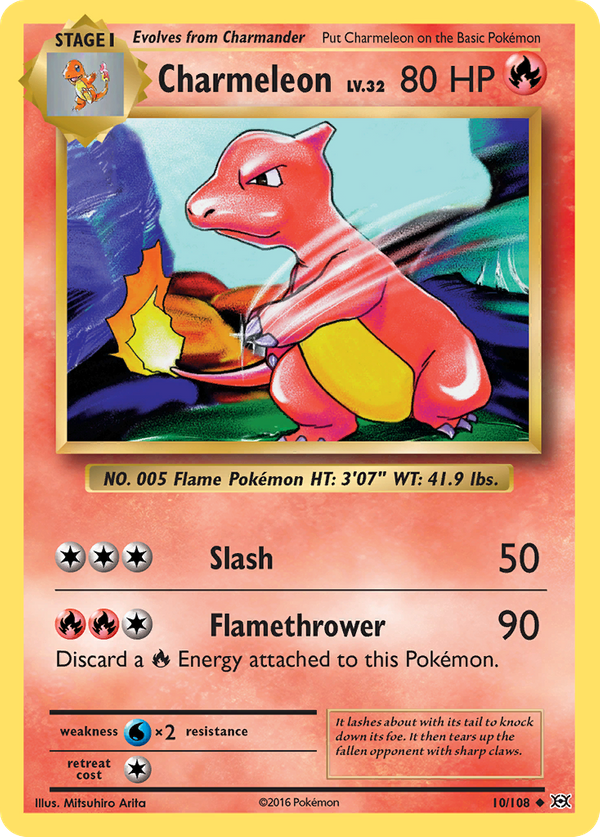 Charmeleon (10/108) - Evolutions