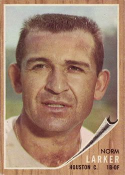 Norm Larker 1962 Topps #23 Sports Card