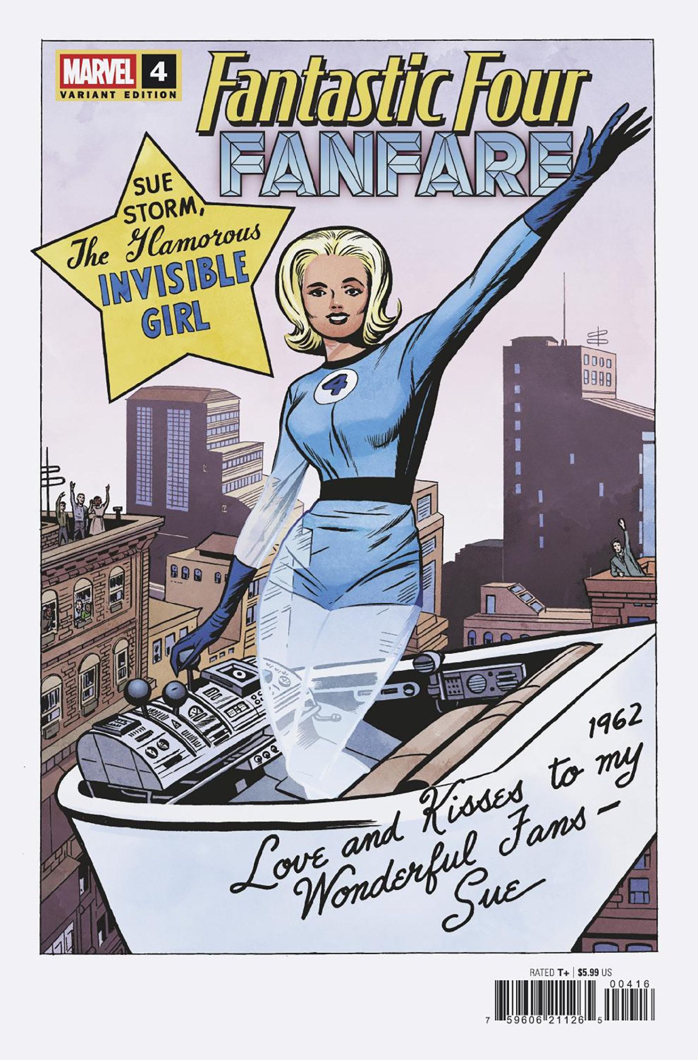 Fantastic Four Fanfare #4 (Jack Kirby Hidden Gem Variant) Comic