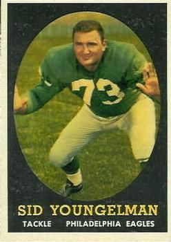 Sid Youngelman 1958 Topps #24 Sports Card