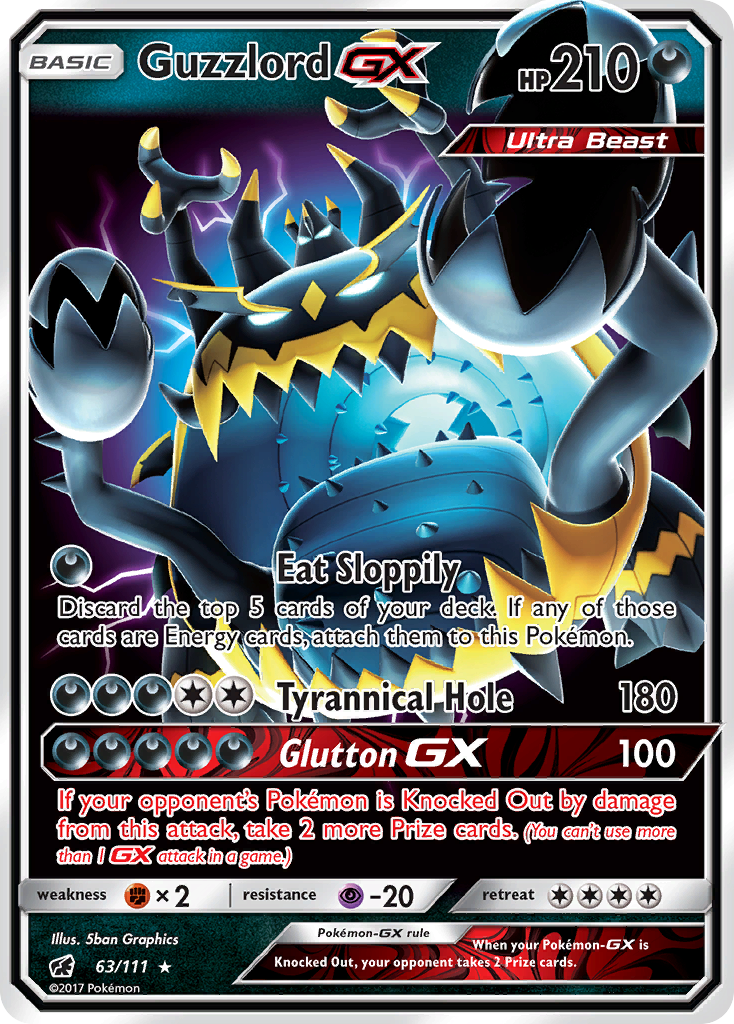 Guzzlord Pokémon Card