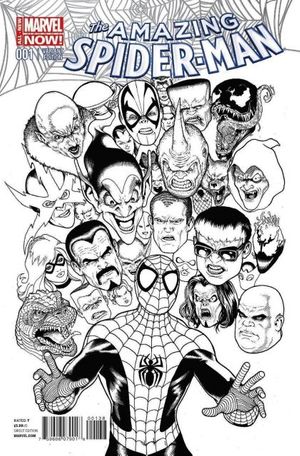 Amazing Spider-man #1 (Kevin Maguire Brave New Worlds/Laughing Ogre Exclusive Black & W)