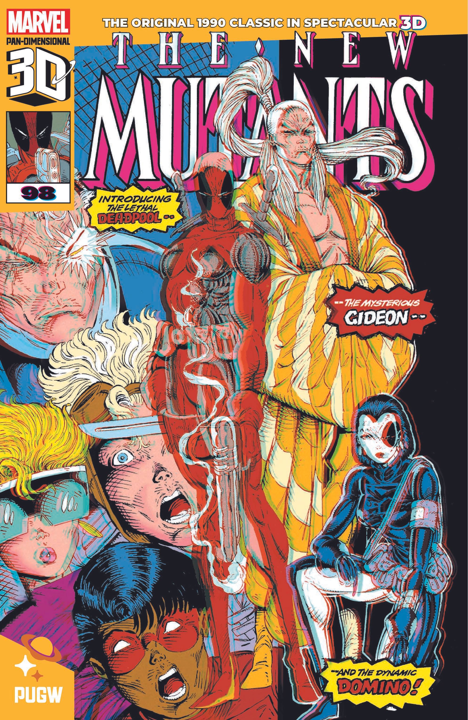 New Mutants #98 3d Edition Comic