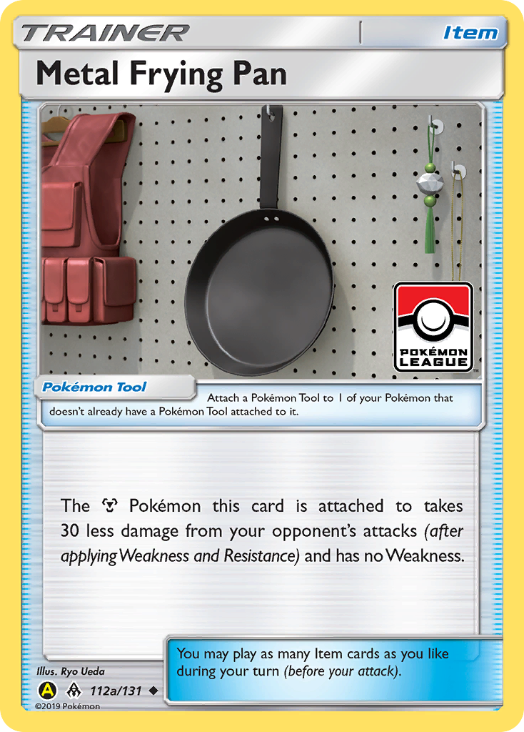 Metal Frying Pan (Trainer: Pokémon Tool) (112a) - Forbidden Light Pokémon Card