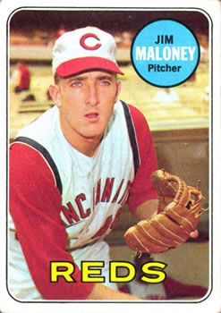 Jim Maloney 1969 Topps #362 Sports Card