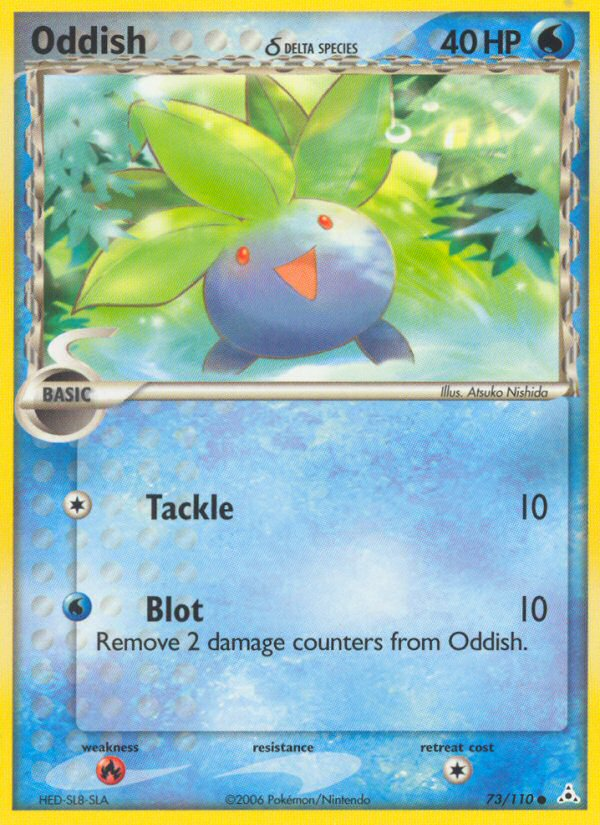 Oddish δ (73/110) - Holon Phantoms Pokémon Card