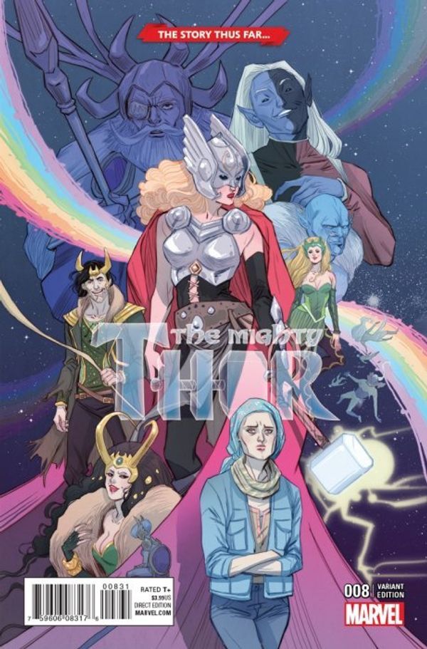 Mighty Thor #8 (Sauvage Story Thus Far Variant)